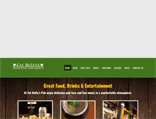 Tablet Screenshot of fatbellyspub.com